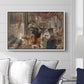 Roman Pilgrims, 1854 - Floater Framed Canvas Print
