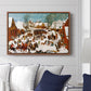 Massacre of the Innocents, c. 1565-1567 - Floater Framed Canvas Print
