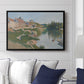 Les Andelys, Côte d'Aval, 1886 - Floater Framed Canvas Print