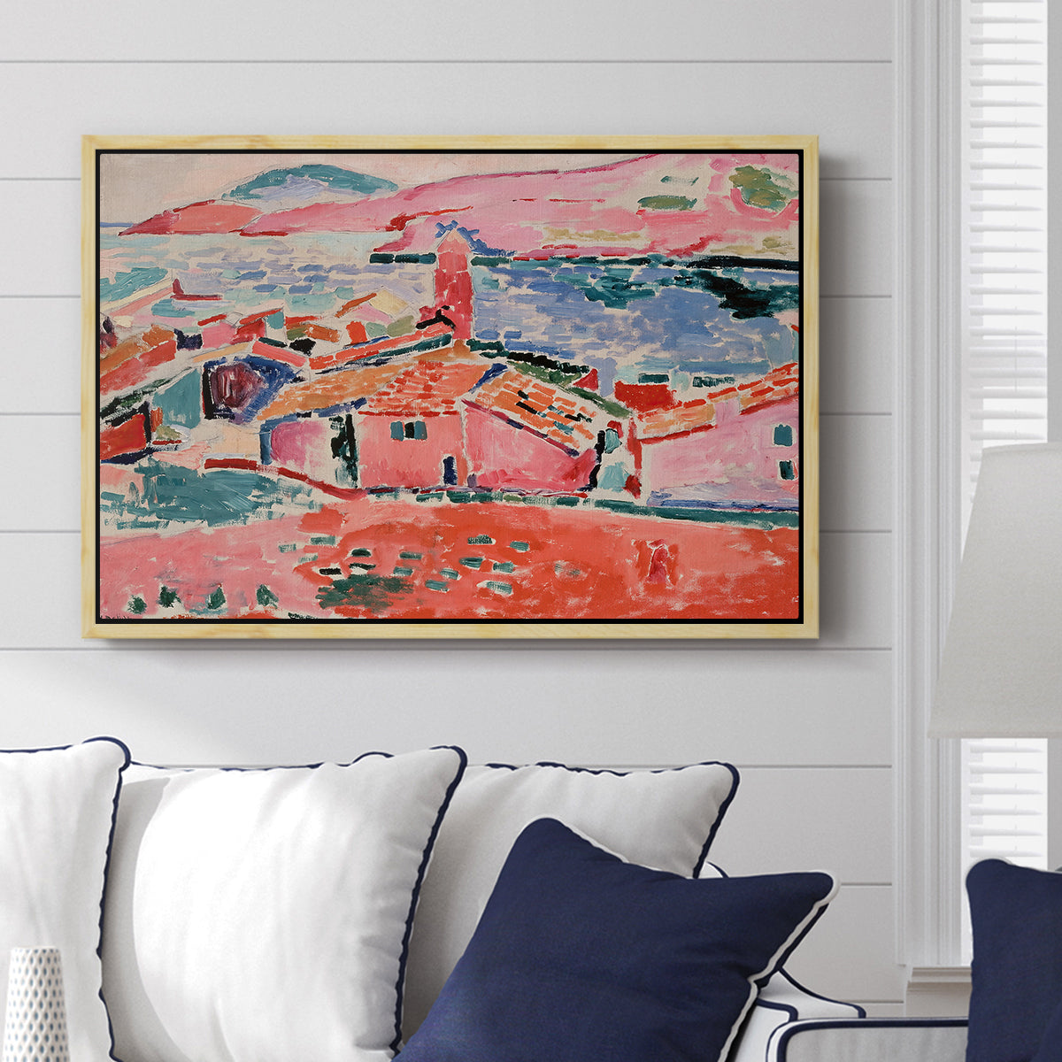 View of Collioure, 1905 - Floater Framed Canvas Print