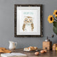 Dream Big Owl - Premium Framed Print - Distressed Barnwood Frame - Ready to Hang