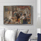Roman Pilgrims, 1854 - Floater Framed Canvas Print
