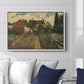 Garden of a Florist (The Flower Garden), 1864 - Floater Framed Canvas Print