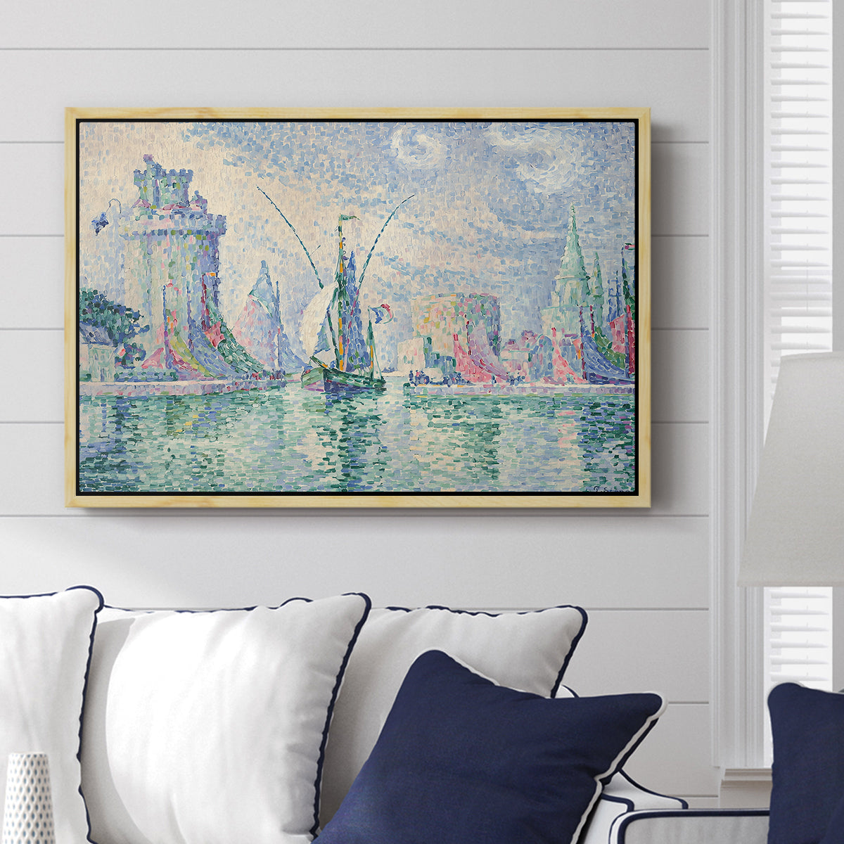 The Green Towers (Les tours vertes, la Rochelle), 1913 - Floater Framed Canvas Print