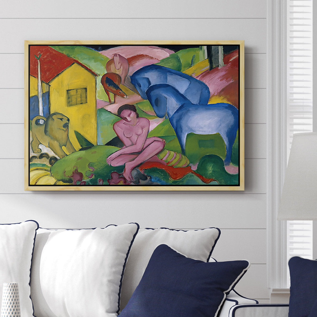 The Dream, 1912 - Floater Framed Canvas Print