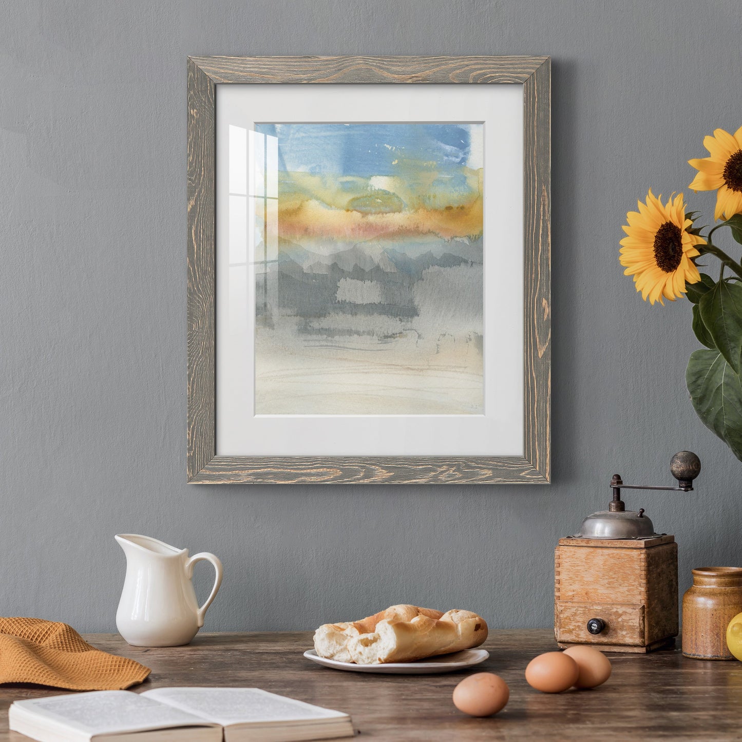 High Desert Sunset II - Premium Framed Print - Distressed Barnwood Frame - Ready to Hang