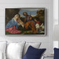 The Holy Family with a Shepherd, c. 1510 - Floater Framed Canvas Print