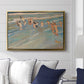 Children Playing on the Beach in Valencia, c. 1908 - Floater Framed Canvas Print