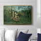 Fight Between a Tiger and a Buffalo, 1908 - Floater Framed Canvas Print