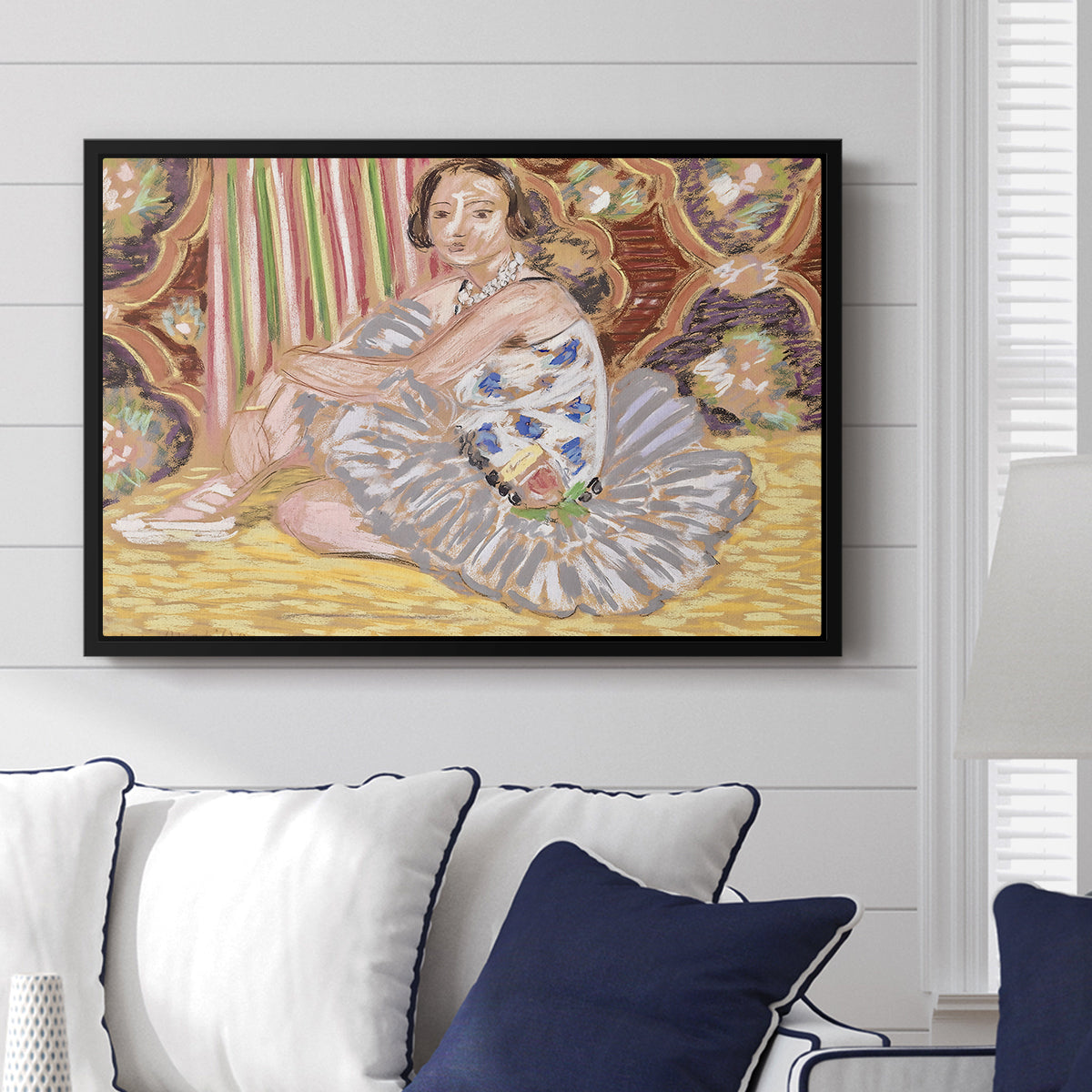 The Dancer (La danseuse), c. 1927 - Floater Framed Canvas Print