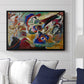 Fragment 2 for Composition VII, 1913 - Floater Framed Canvas Print