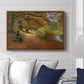 A Wooded Path in Autumn, 1902 - Floater Framed Canvas Print