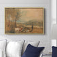 Lulworth Castle, Dorset, c. 1820 - Floater Framed Canvas Print