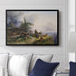 An Alpine Farm on the Untersberg, 1835 - Floater Framed Canvas Print