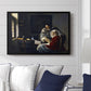Girl Interrupted at Her Music, c. 1658-1659 - Floater Framed Canvas Print