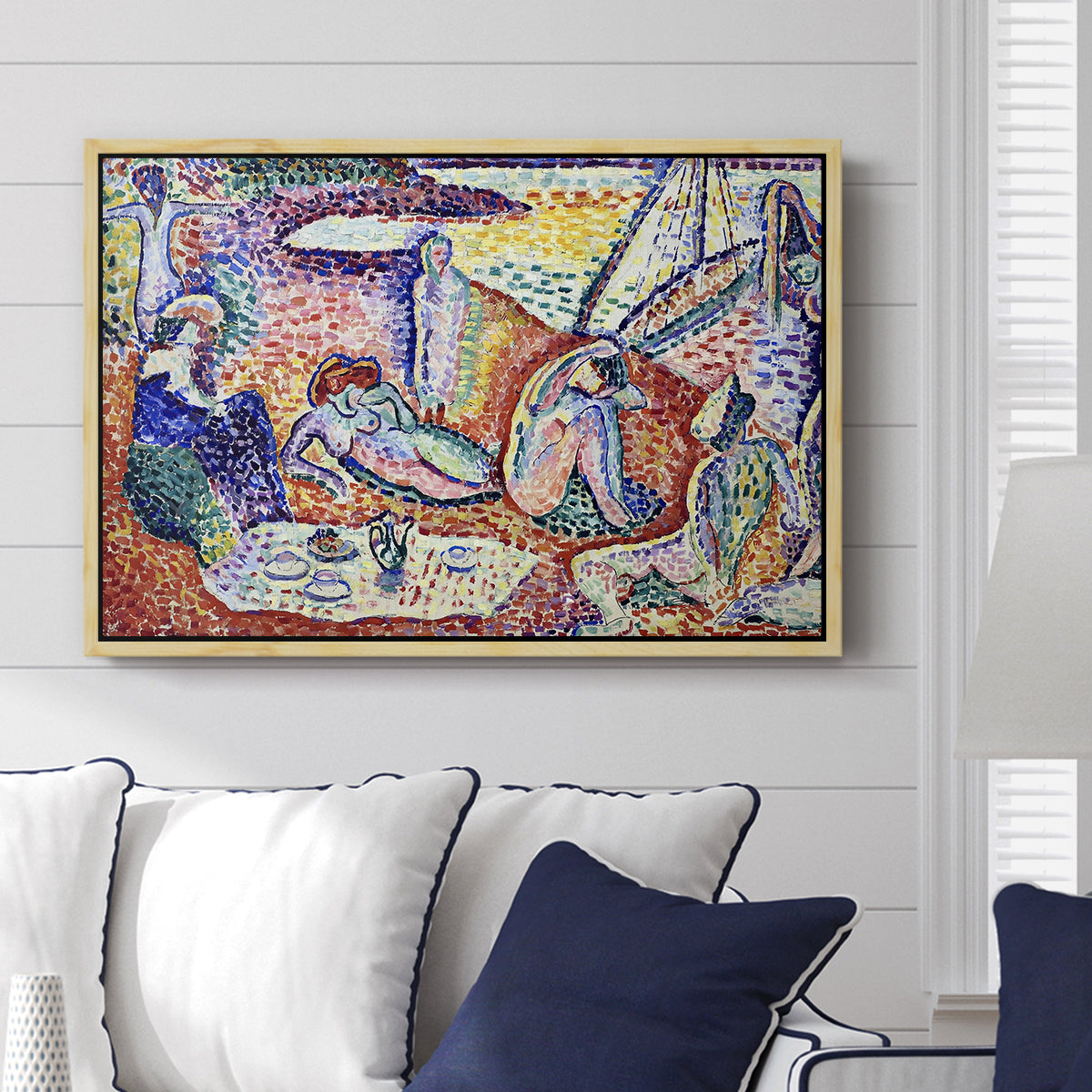 Luxe, Calme et Volupté, 1904 - Floater Framed Canvas Print