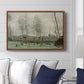Washerwomen in a Willow Grove, c. 1871 - Floater Framed Canvas Print