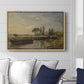 Barge below Flatford Lock, c. 1810 - Floater Framed Canvas Print