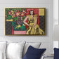 Seated Woman with a Vase of Amaryllis, 1941 - Floater Framed Canvas Print