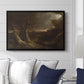 Tornado in an American Forest, 1835 - Floater Framed Canvas Print