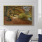 A Wooded Path in Autumn, 1902 - Floater Framed Canvas Print