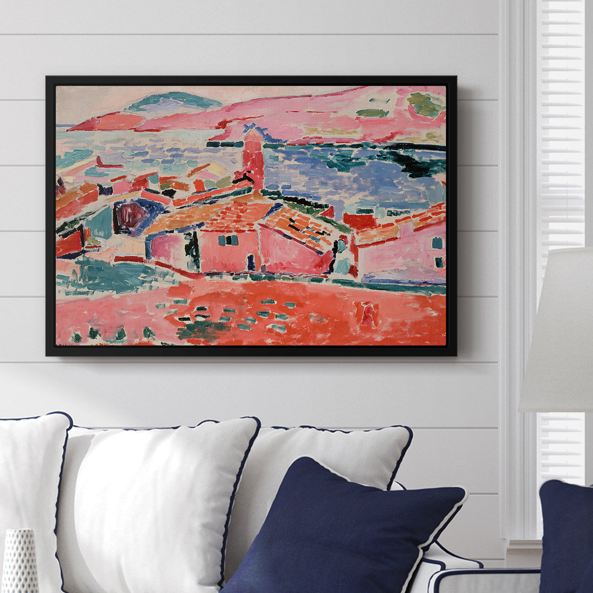 View of Collioure, 1905 - Floater Framed Canvas Print