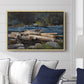 Hudson River, 1892 - Floater Framed Canvas Print