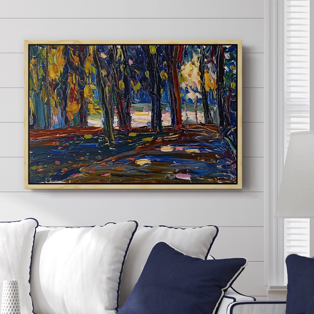Autumn Study, 1908 - Floater Framed Canvas Print