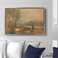 Lulworth Castle, Dorset, c. 1820 - Floater Framed Canvas Print
