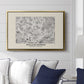 Fleurs, 1866 (Morris Inspired) - Floater Framed Canvas Print