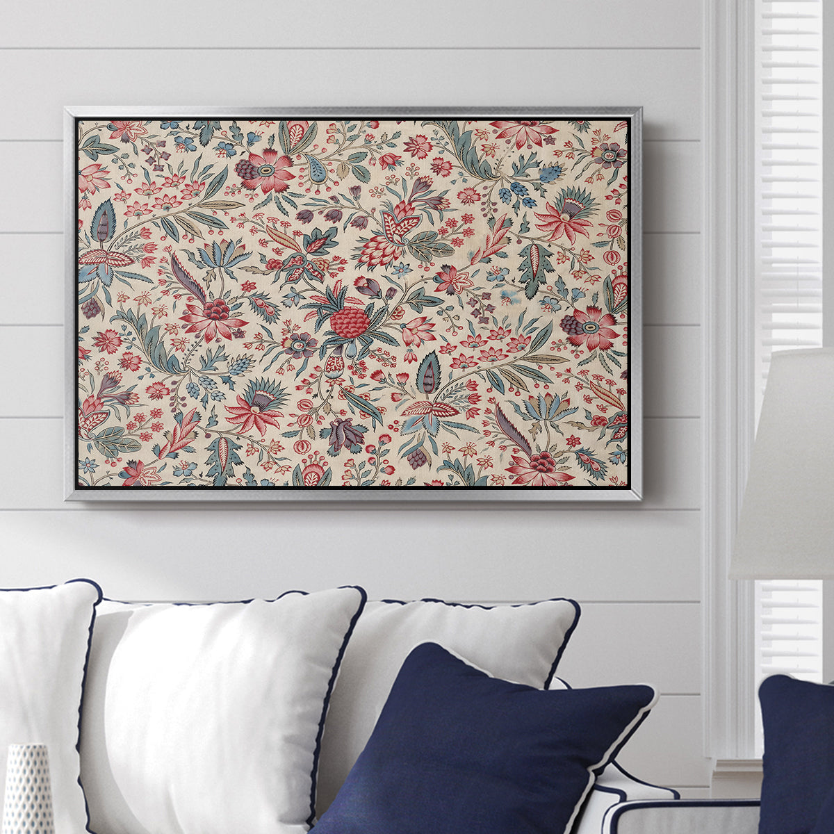 Anaras - Cream, c. 1775-1800 - Floater Framed Canvas Print