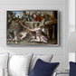 The Sacrifice of Noah (Sistine Chapel), 1509 - Floater Framed Canvas Print