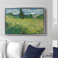 Green Wheat Field with Cypress, 1889 - Floater Framed Canvas Print