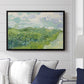 Green Wheat Field, Auvers, 1890 - Floater Framed Canvas Print