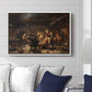 The Return of the Bear Hunter, 1856 - Floater Framed Canvas Print