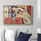 Woman with Anemones (Femme et anémones), c. 1920-1921 - Floater Framed Canvas Print