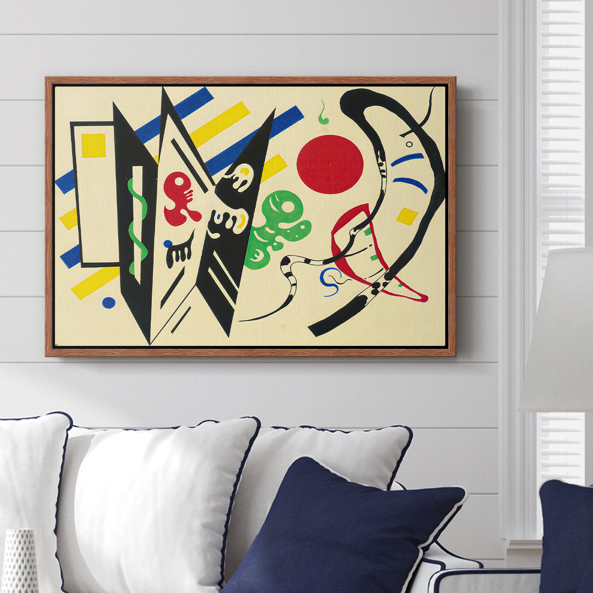 Reciprocity (Réciproque), 1935 - Floater Framed Canvas Print