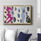 The Knife Thrower (Le lanceur de couteaux), from Jazz, 1947 - Floater Framed Canvas Print