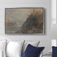 Rheinfels Looking to Katz and Gourhausen, 1817 - Floater Framed Canvas Print