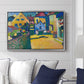 Green Lane in Murnau, 1909 - Floater Framed Canvas Print