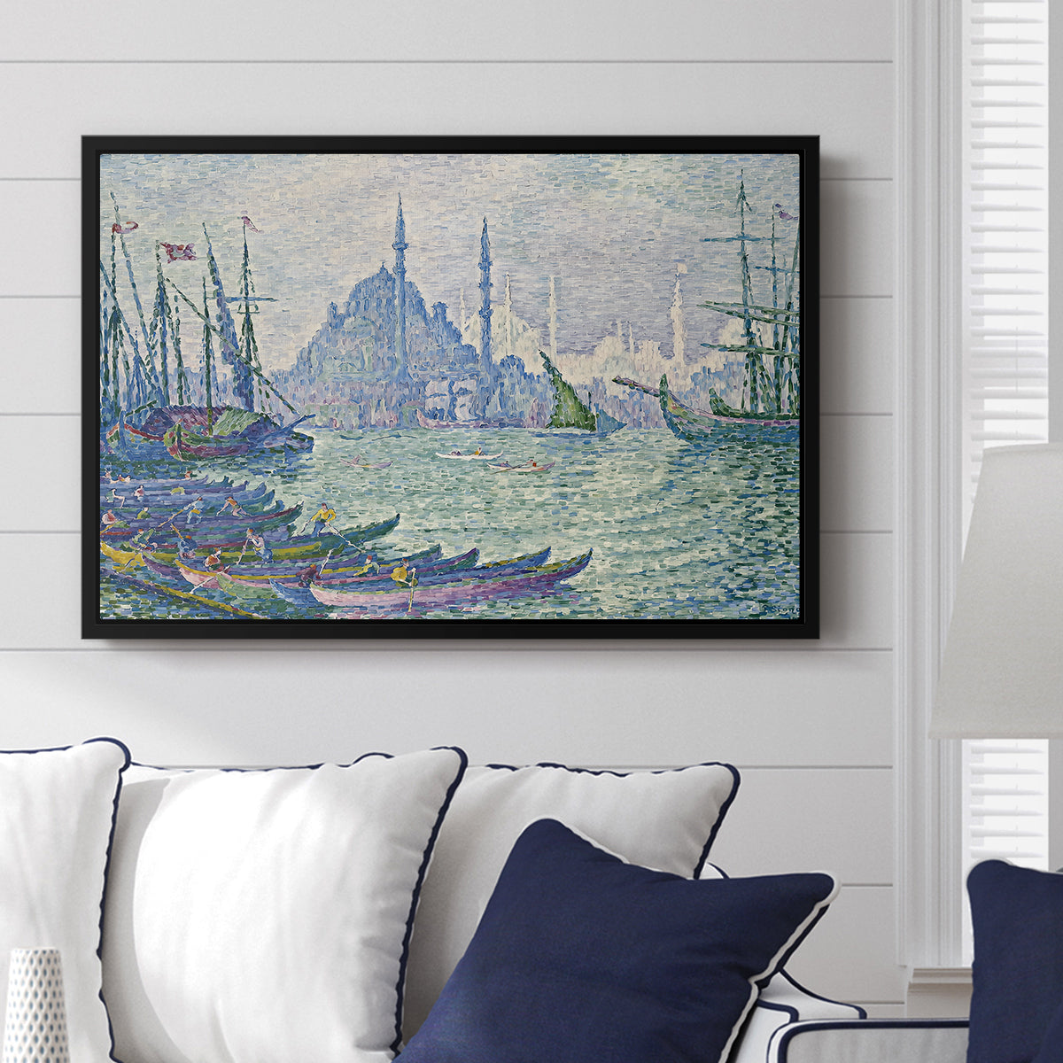The Golden Horn, Minarets, 1907 - Floater Framed Canvas Print