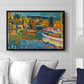 Study for Autumn Landscape with Boats, 1908 - Floater Framed Canvas Print