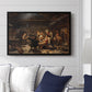 The Return of the Bear Hunter, 1856 - Floater Framed Canvas Print