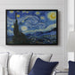 The Starry Night, 1889 - Floater Framed Canvas Print