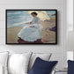 Clotilde on the Beach, 1904 - Floater Framed Canvas Print