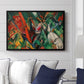 In the Rain, 1912 - Floater Framed Canvas Print