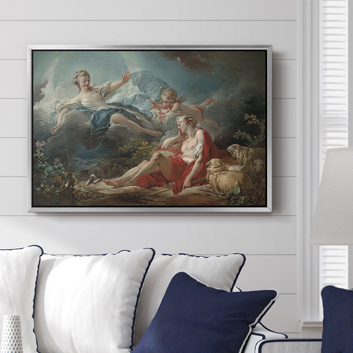 Diana and Endymion, c. 1753-1756 - Floater Framed Canvas Print