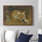 Study of a Tiger for Circe, 1885 - Floater Framed Canvas Print