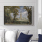 Salisbury Cathedral from the Bishop's Grounds, c. 1825 - Floater Framed Canvas Print