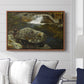 By the Mill Pond (En Mølledam), 1850 - Floater Framed Canvas Print